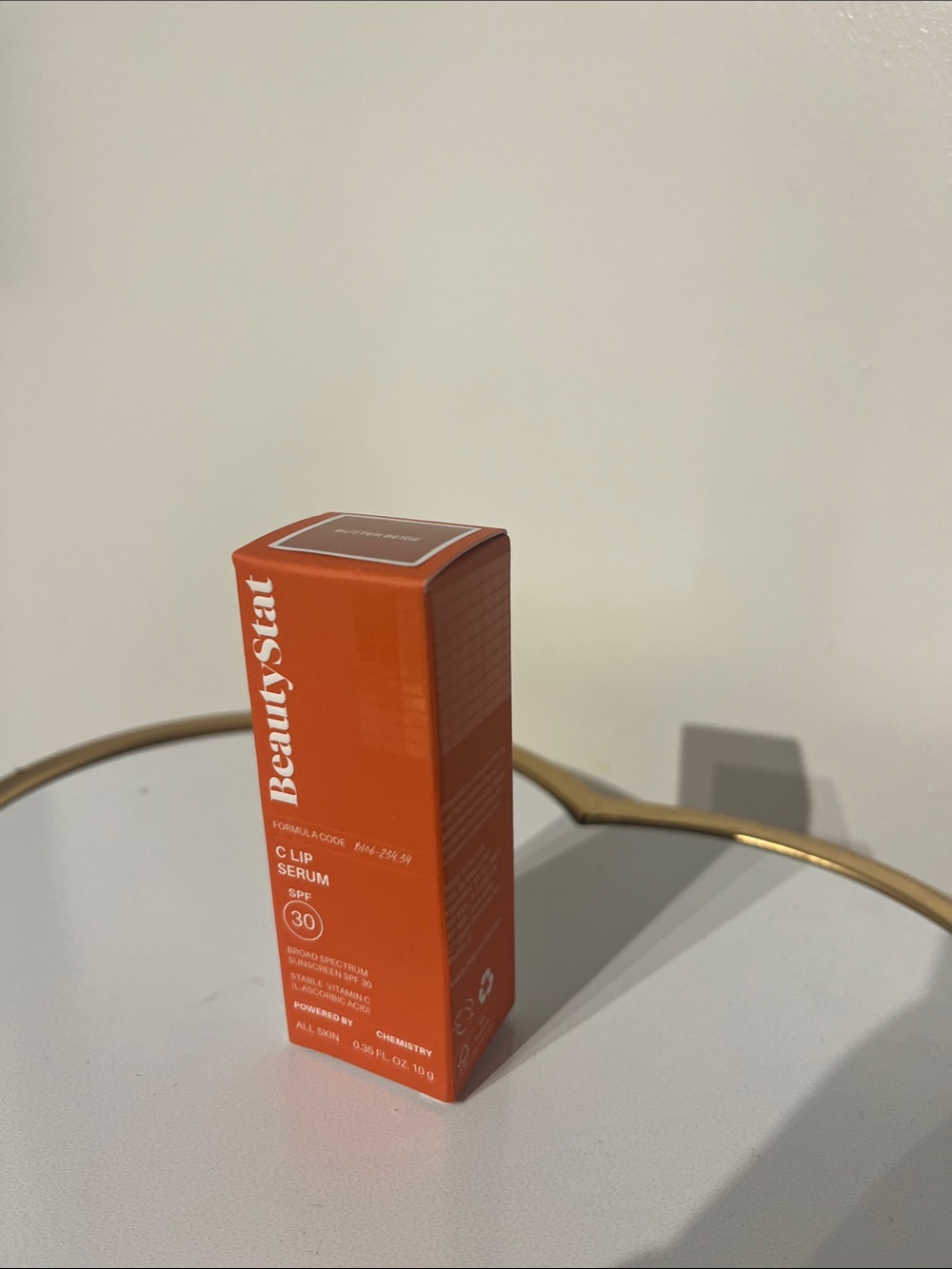 BeautyStat C Lip Serum -NEW IN BOX shade butter beige